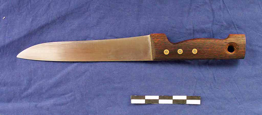 Couteau à désosser. Photo Jean-Pierre Cosnier