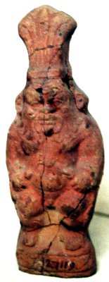 Figurine en terre cuite. Musée du Caire. Photo M. Heilig