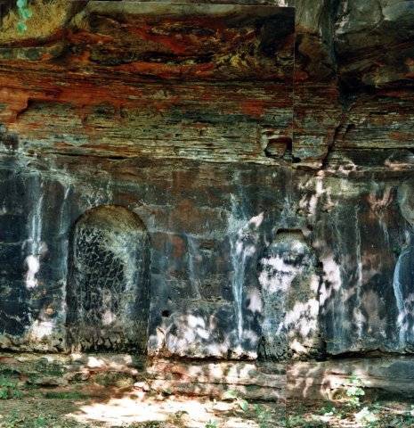 La paroi sud de la falaise