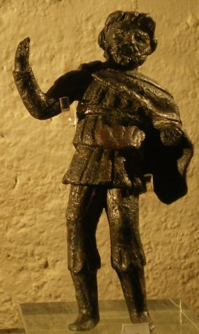 Statuette en bronze de Jupiter. Hettange-Grande.