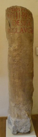 Le milliaire de Roussy-le-Village Hassel. Fin du Ie s.