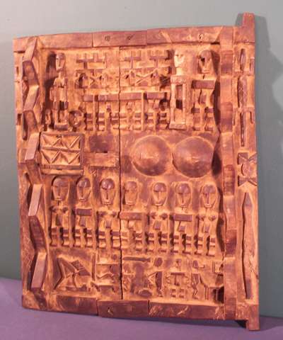 Porte de grenier sénoufo.