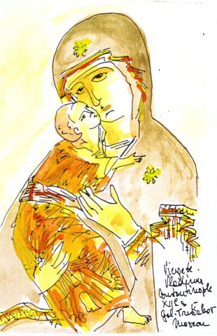 Vierge de Vladimir.