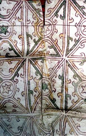 Chasuble en écorce (détail).