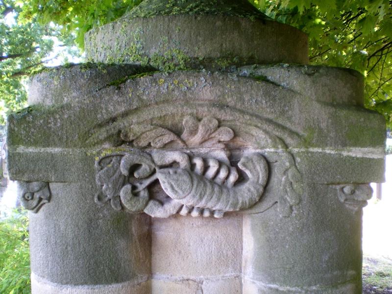 Fontaine du Jardin Boufflers. Écrevisse. Photo Marc Heilig