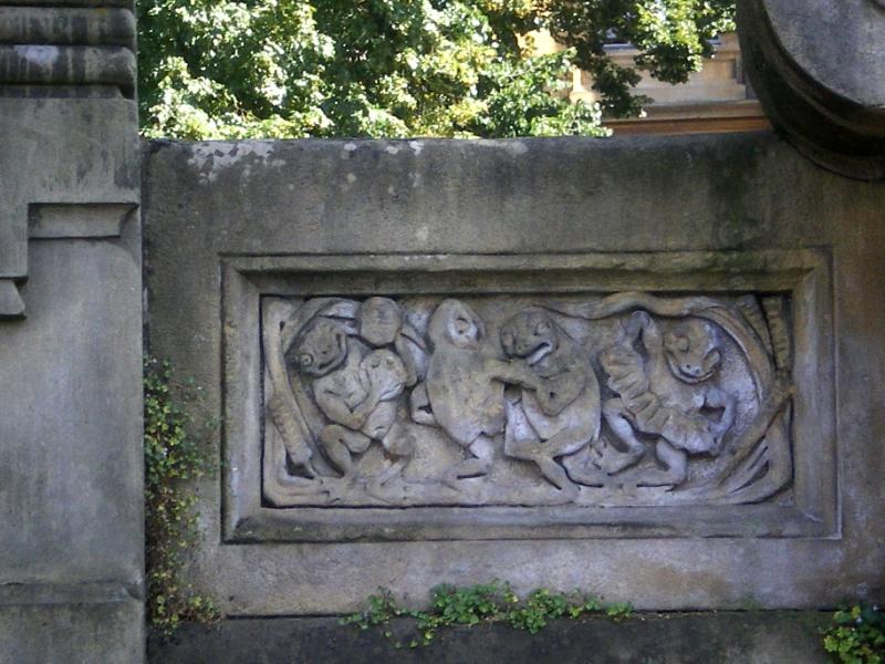 Fontaine du Jardin Boufflers. La Danse des grenouilles. Photo Marc Heilig