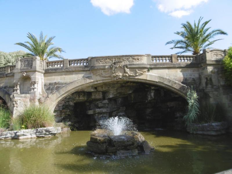 Grandes fontaines de l'Esplanade. Photo Marc Heilig