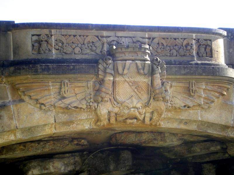Grandes fontaines. L'agriculture et les armes de Lorraine. Photo Marc Heilig