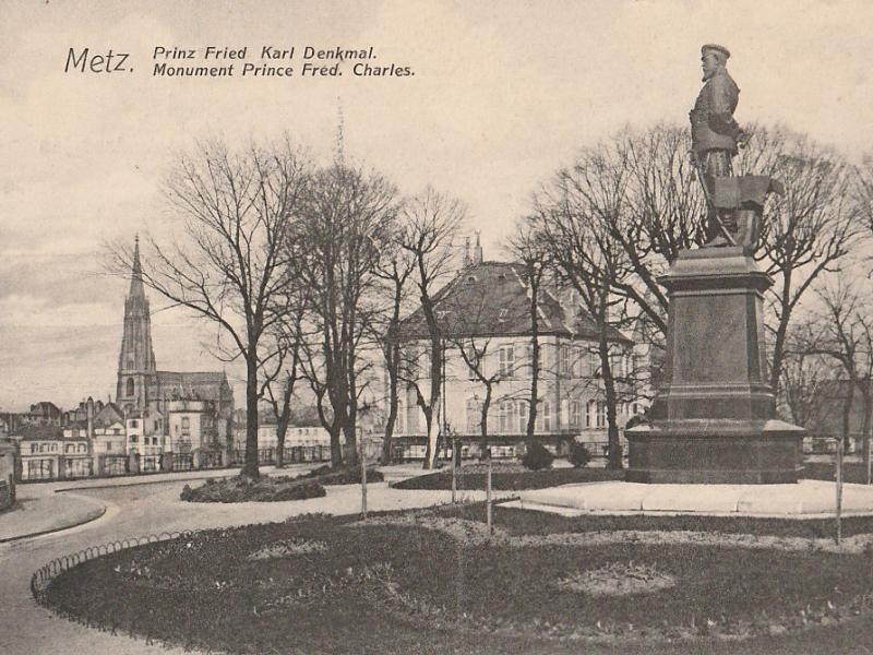 Prinz Friedrich Karl Denkmal. Carte postale du début XXe s.