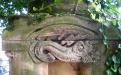 Fontaine du Jardin Boufflers. Poisson. Photo Marc Heilig